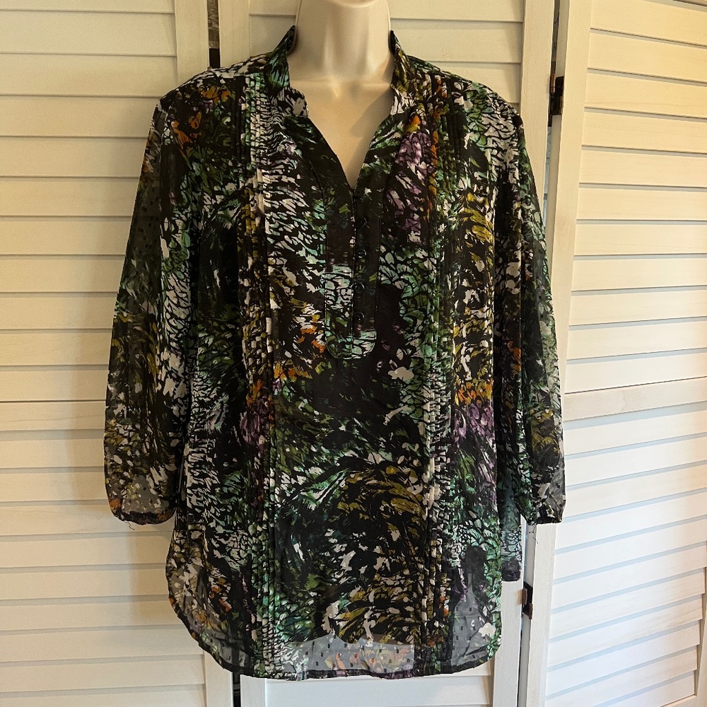Christopher and Banks XL lined blouse.